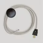 Lamp cable set with white cable, 10 ft