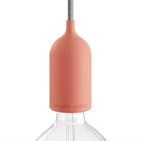   EIVA PASTEL, E26 silicone socket set – can also be used in damp locations