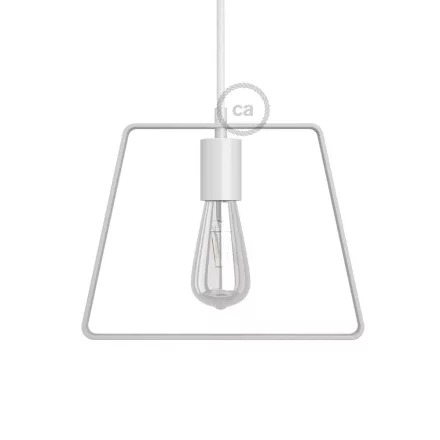 Metal Duedì base suspended lampshade | Modern look | E26 socket