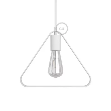 Metal Duedì Apex pendant lamp shade | Metal socket cover and E26 socket