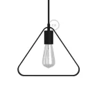 Metal Duedì Apex pendant lamp shade | Metal socket cover and E26 socket