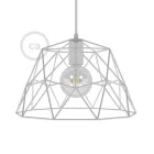 Dome XL Naked Cage metal lampshade | Industrial style | E26 socket