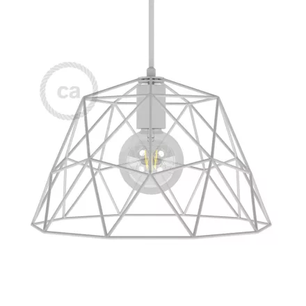 Dome XL Naked Cage metal lampshade | Industrial style | E26 socket