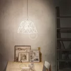 Dome XL Naked Cage metal lampshade | Industrial style | E26 socket