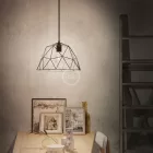 Dome XL Naked Cage metal lampshade | Industrial style | E26 socket