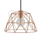 Dome XL Naked Cage metal lampshade | Industrial style | E26 socket
