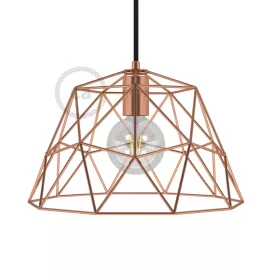   Dome XL Naked Cage metal lampshade | Industrial style | E26 socket