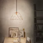 Dome XL Naked Cage metal lampshade | Industrial style | E26 socket