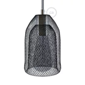   Ghostbell wire mesh pendant lampshade | Socket cover | Industrial style