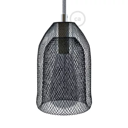 Ghostbell wire mesh pendant lampshade | Socket cover | Industrial style