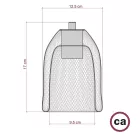 Ghostbell wire mesh pendant lampshade | Socket cover | Industrial style