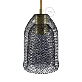   Ghostbell wire mesh pendant lampshade | Socket cover | Industrial style