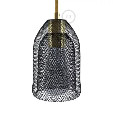 Ghostbell wire mesh pendant lampshade | Socket cover | Industrial style