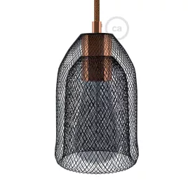   Ghostbell wire mesh pendant lampshade | Socket cover | Industrial style