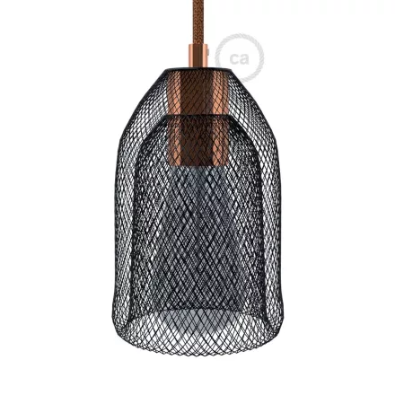 Ghostbell wire mesh pendant lampshade | Socket cover | Industrial style