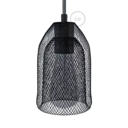Ghostbell wire mesh pendant lampshade | Socket cover | Industrial style