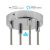  SMART cylindrical metal 4-hole ceiling rose set - compatible with voice assistants
