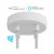  SMART cylindrical metal 4-hole ceiling rose set - compatible with voice assistants