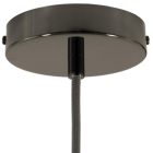 Cylindrical metal ceiling rosette set