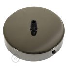 Cylindrical metal ceiling rosette set