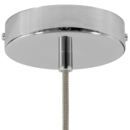 Cylindrical metal ceiling rosette set