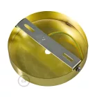 Cylindrical metal ceiling rosette set