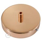 Cylindrical metal ceiling rosette set