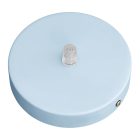 Cylindrical metal ceiling rosette set