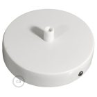 Cylindrical metal ceiling rosette set