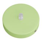 Cylindrical metal ceiling rosette set