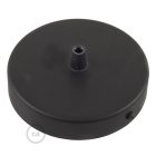 Cylindrical metal ceiling rosette set