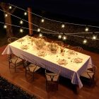  Electric cables for chain lighting, opal coated with artificial silk Ch69