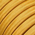 Electric cable for chain lighting, rayon fabric cover, gold CM05