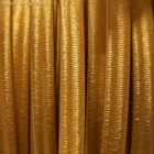 Electric cable for chain lighting, rayon fabric cover, gold CM05