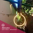 Electric cable for chain lighting, rayon fabric cover, dark green CM21