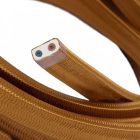 Electric cable for chain lighting, rayon fabric cover, whiskey CM22