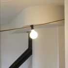 Electric cable for chain lighting, rayon fabric cover, whiskey CM22