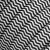 Electric cable for chain lighting, rayon fabric cover, zigzag white-black CZ04