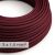 Large cross-section electrical cable 3x1.50 circular - rayon cover, burgundy RM19