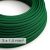 Large cross-section electrical cable 3x1.50 round - rayon sheath Dark green RM21