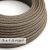 Large cross-section electrical cable 3x1.50 round - natural brown linen cover RN04
