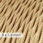 Large cross-section electrical cable 3x1.50 twisted - jute sheath TN06