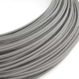   Extra low voltage power cable, coated with silk-effect material Vertigo Slate White ERM37