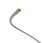 Extra low voltage power cable, coated with silk-effect material Vertigo Slate White ERM37