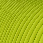 Extra low voltage power cable, coated with silk-effect material, yellow Fluo RF10