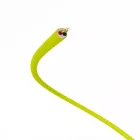 Extra low voltage power cable, coated with silk-effect material, yellow Fluo RF10