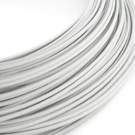   Extra low voltage power cable, coated with silk-effect material, white RM01