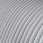 Extra low voltage power cable, coated with silk-effect material, silver RM02