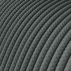 Extra low voltage power cable, coated with silk-effect material, gray RM03