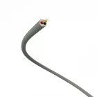 Extra low voltage power cable, coated with silk-effect material, gray RM03